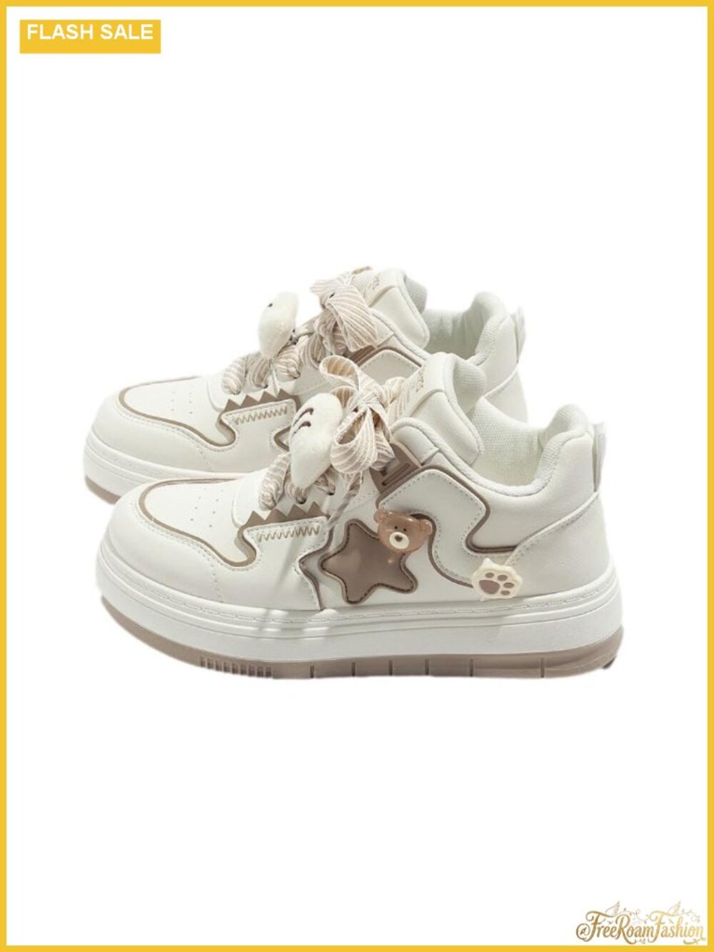 Y2K Chunky Star Sneakers Womens Comfort Walking Shoes Charm